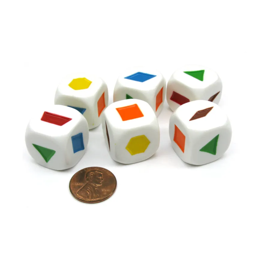 Набор форм d6 20 мм № 1 (6) (английское издание), Dice - Symbols, Functional & Unique Dice
Набор форм d6 20 мм № 1 (6) (английское издание), Dice - Symbols, Functional & Unique Dice