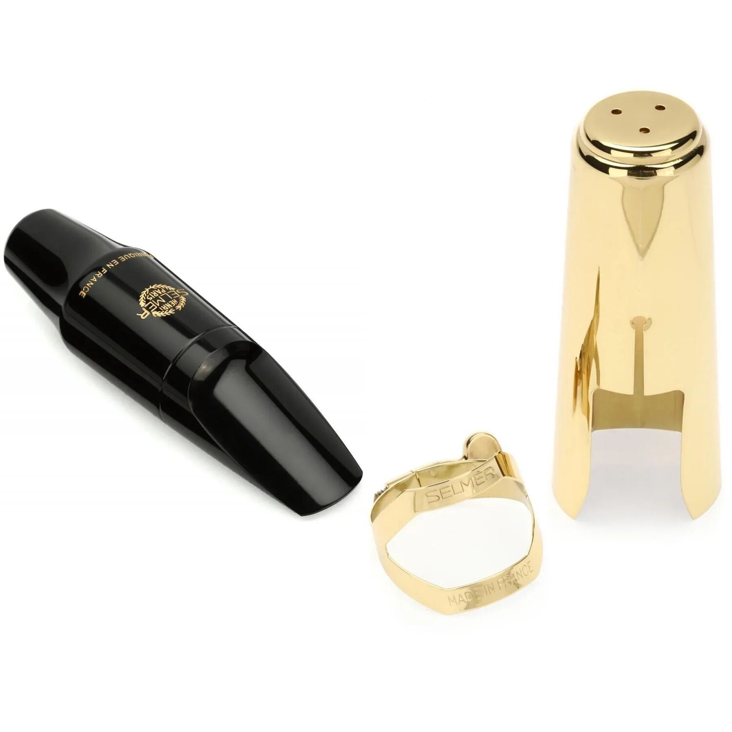 Мундштук для тенор-саксофона Selmer Paris S404C1 серии S80 с лигатурой Selmer - C*
Мундштук для тенор-саксофона Selmer Paris S404C1 серии S80 с лигатурой Selmer - C*