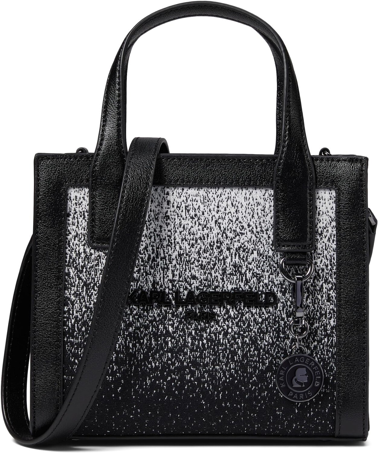 Маленькая сумка-тоут в стиле модерн Karl Lagerfeld Paris, цвет Black/White Ombre
Маленькая сумка-тоут в стиле модерн Karl Lagerfeld Paris, цвет Black/White Ombre