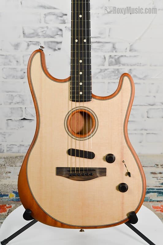 Акустическая гитара Fender American Acoustasonic Stratocaster Acoustic Electric Guitar Natural w/Hard Bag
Акустическая гитара Fender American Acoustasonic Stratocaster Acoustic Electric Guitar Natural w/Hard Bag