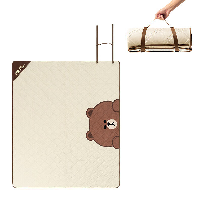 Mobi Garden Line Friends Влагостойкий коврик Складной портативный парковый коврик для пикника Коричневый медведь Бежевый (200*180)
Mobi Garden Line Friends Влагостойкий коврик Складной портативный парковый коврик для пикника Коричневый медведь Бежевый (200*180)
