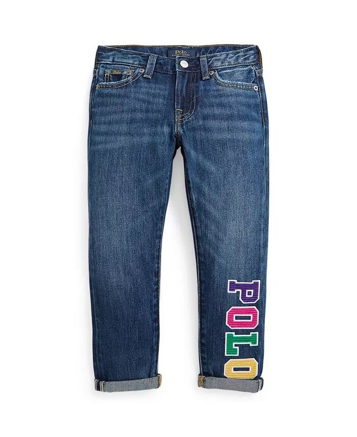 Джинсы Astor Slim с логотипом для малышей и маленьких девочек Polo Ralph Lauren, синий
Джинсы Astor Slim с логотипом для малышей и маленьких девочек Polo Ralph Lauren, синий