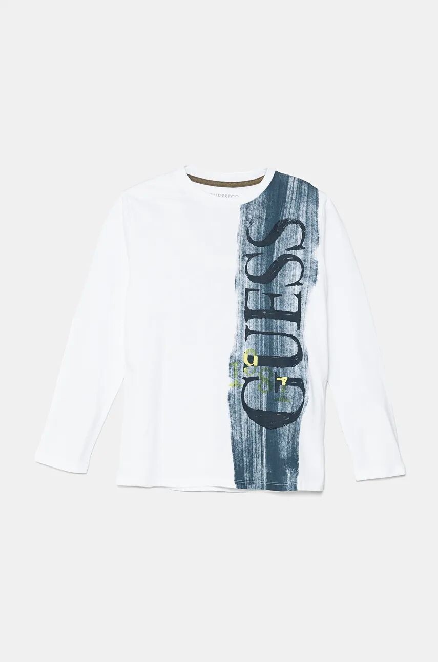 Хлопковая рубашка Guess с длинными рукавами для мальчиков и девочек, белый
Хлопковая рубашка Guess с длинными рукавами для мальчиков и девочек, белый