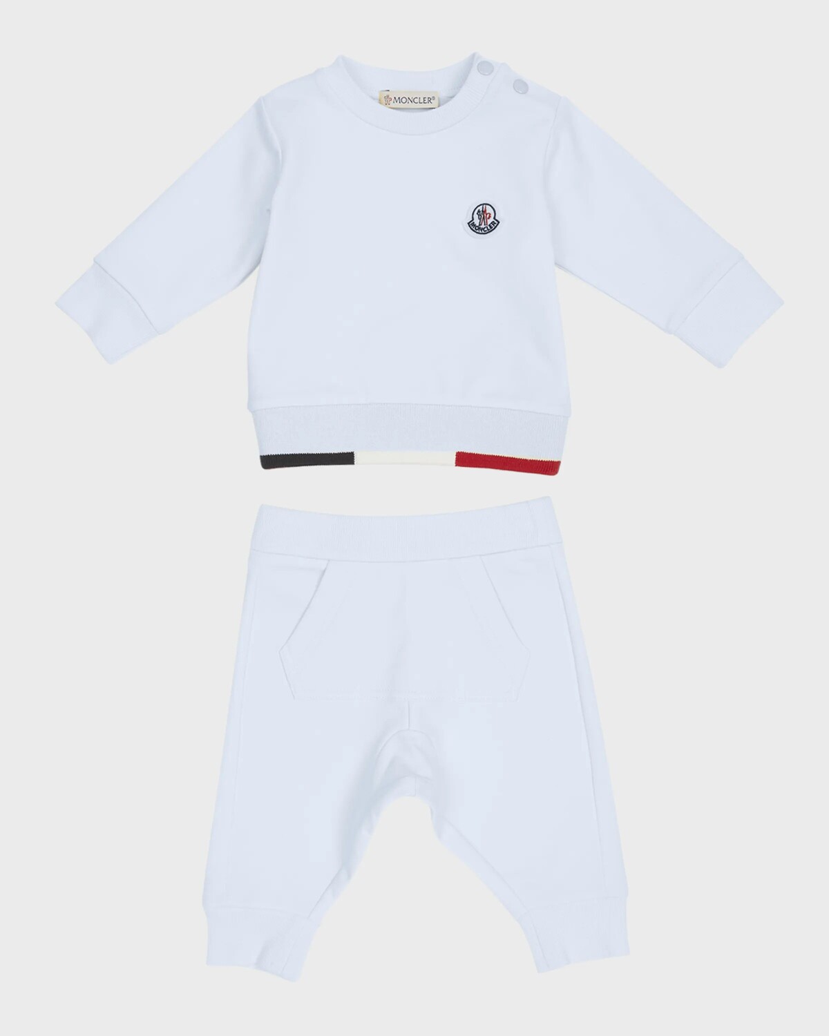 Комплект трикотажных изделий для мальчика из 2 предметов, размер 6М-3 Moncler, цвет Light Blue
Комплект трикотажных изделий для мальчика из 2 предметов, размер 6М-3 Moncler, цвет Light Blue