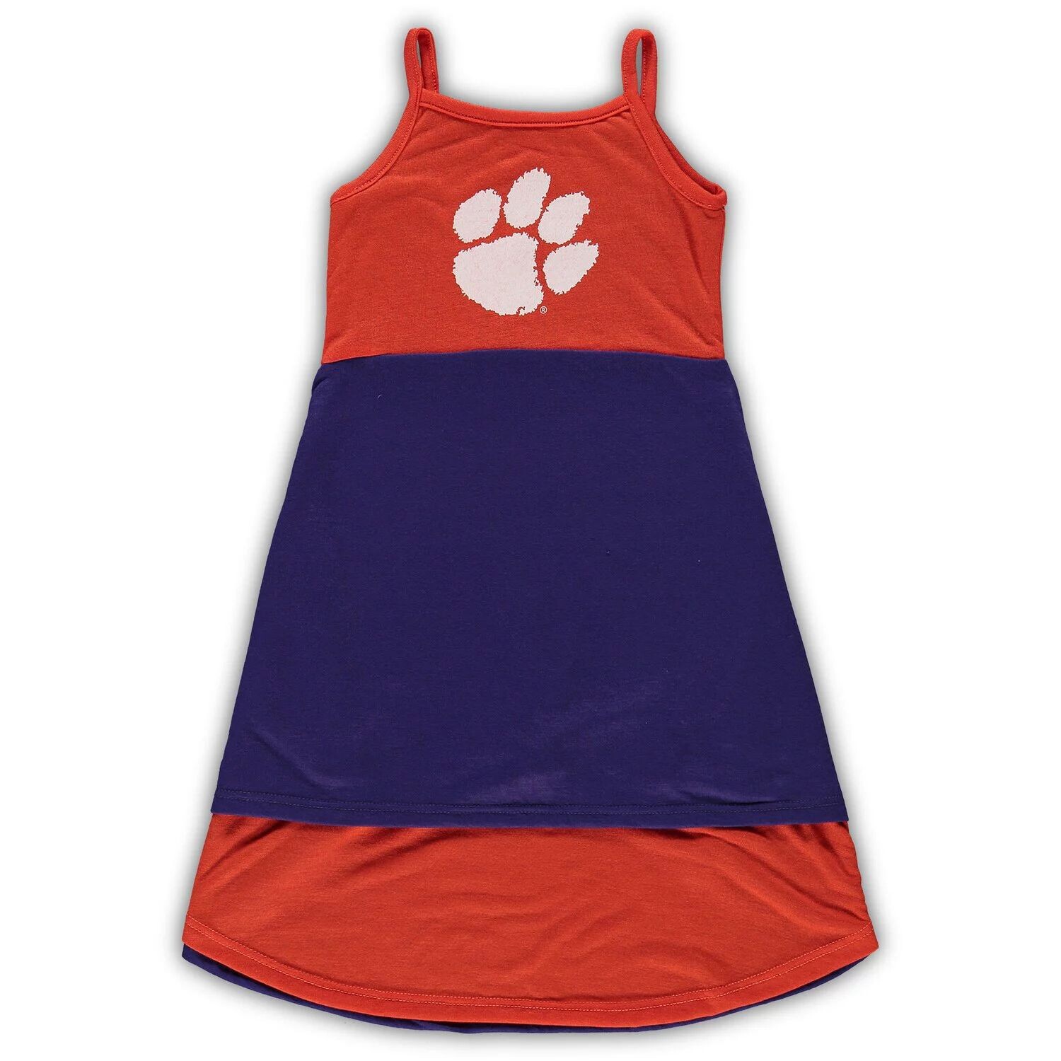Двустороннее платье Clemson Tigers для девочек для малышей Colosseum оранжевого/фиолетового цвета Colosseum
Двустороннее платье Clemson Tigers для девочек для малышей Colosseum оранжевого/фиолетового цвета Colosseum