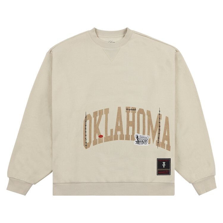 Толстовка Cactus Jack By Travis Scott Cactus Jack by Travis Scott x Mitchell & Ness University Of Oklahoma Crewneck, бежевый
Толстовка Cactus Jack By Travis Scott Cactus Jack by Travis Scott x Mitchell & Ness University Of Oklahoma Crewneck, бежевый