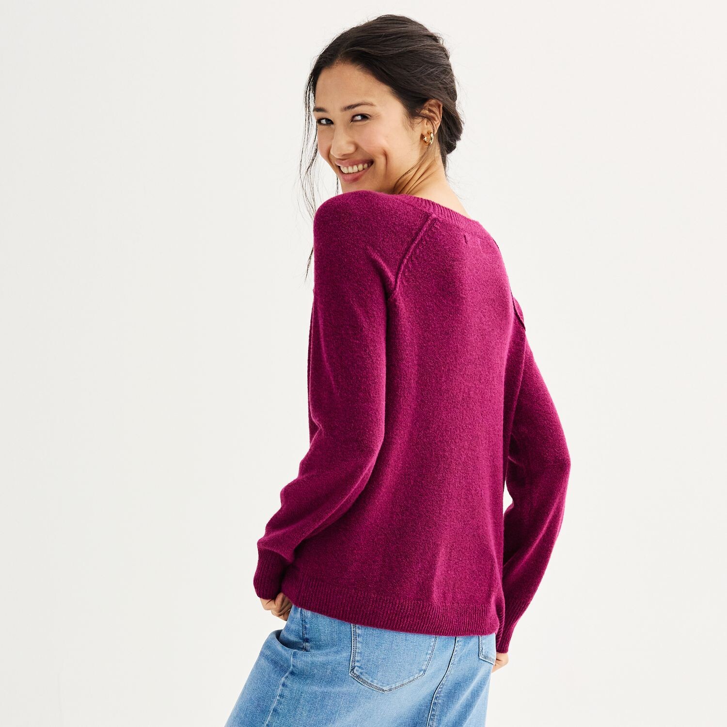 Женский свитер Sonoma Goods For Life Petite с регланами Sonoma Goods For Life, черный
Женский свитер Sonoma Goods For Life Petite с регланами Sonoma Goods For Life, черный