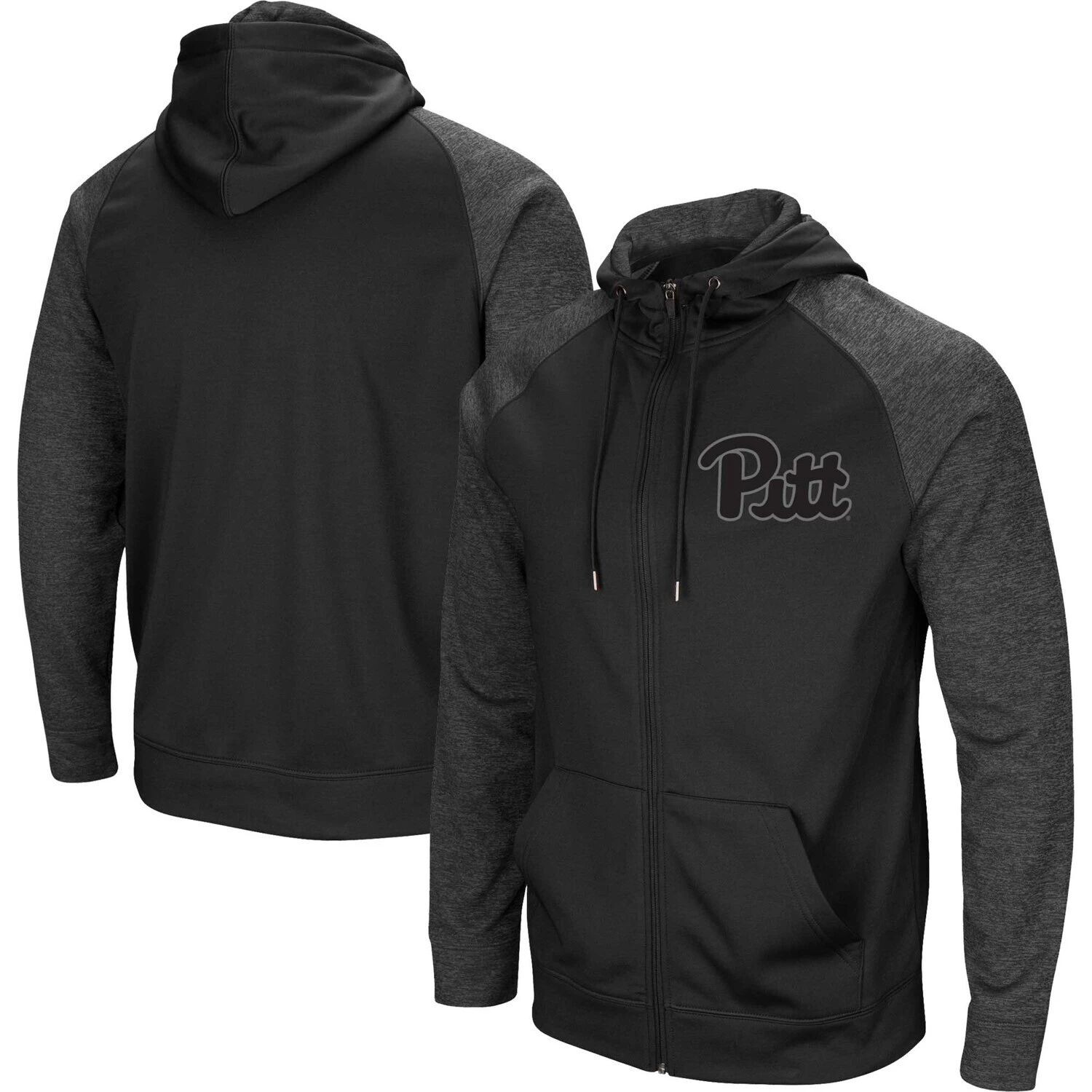 Мужская черная толстовка с капюшоном Pitt Panthers Blackout 3.0 в тон реглан с молнией во всю длину Colosseum, Черный
Мужская черная толстовка с капюшоном Pitt Panthers Blackout 3.0 в тон реглан с молнией во всю длину Colosseum, Черный