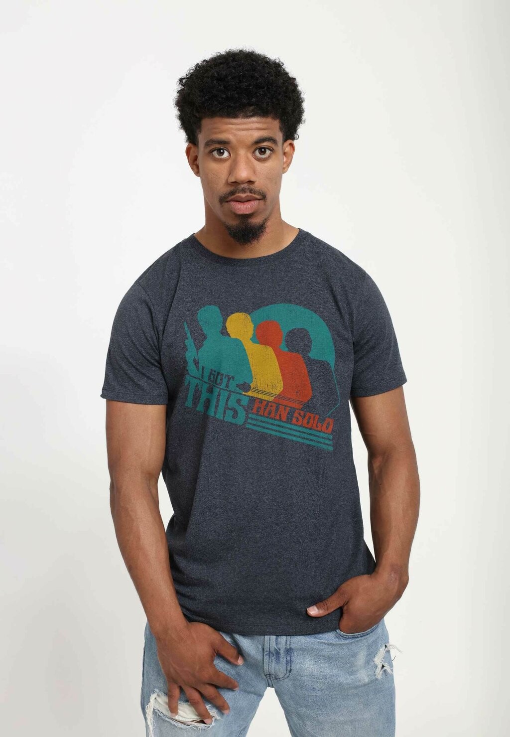 Футболка с принтом STAR WARS: HAN SOLO GOT THIS Too UNISEX Henry Tiger, цвет melange black
Футболка с принтом STAR WARS: HAN SOLO GOT THIS Too UNISEX Henry Tiger, цвет melange black