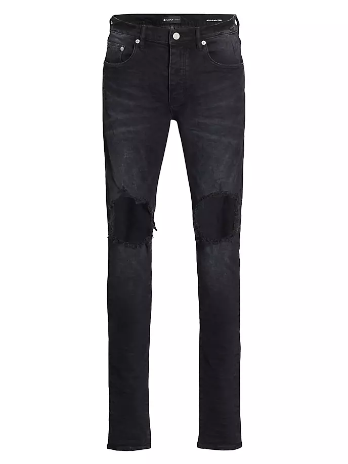 Прямые узкие джинсы с эффектом потертости P002 Blowout Knees Purple Brand, черный
Прямые узкие джинсы с эффектом потертости P002 Blowout Knees Purple Brand, черный