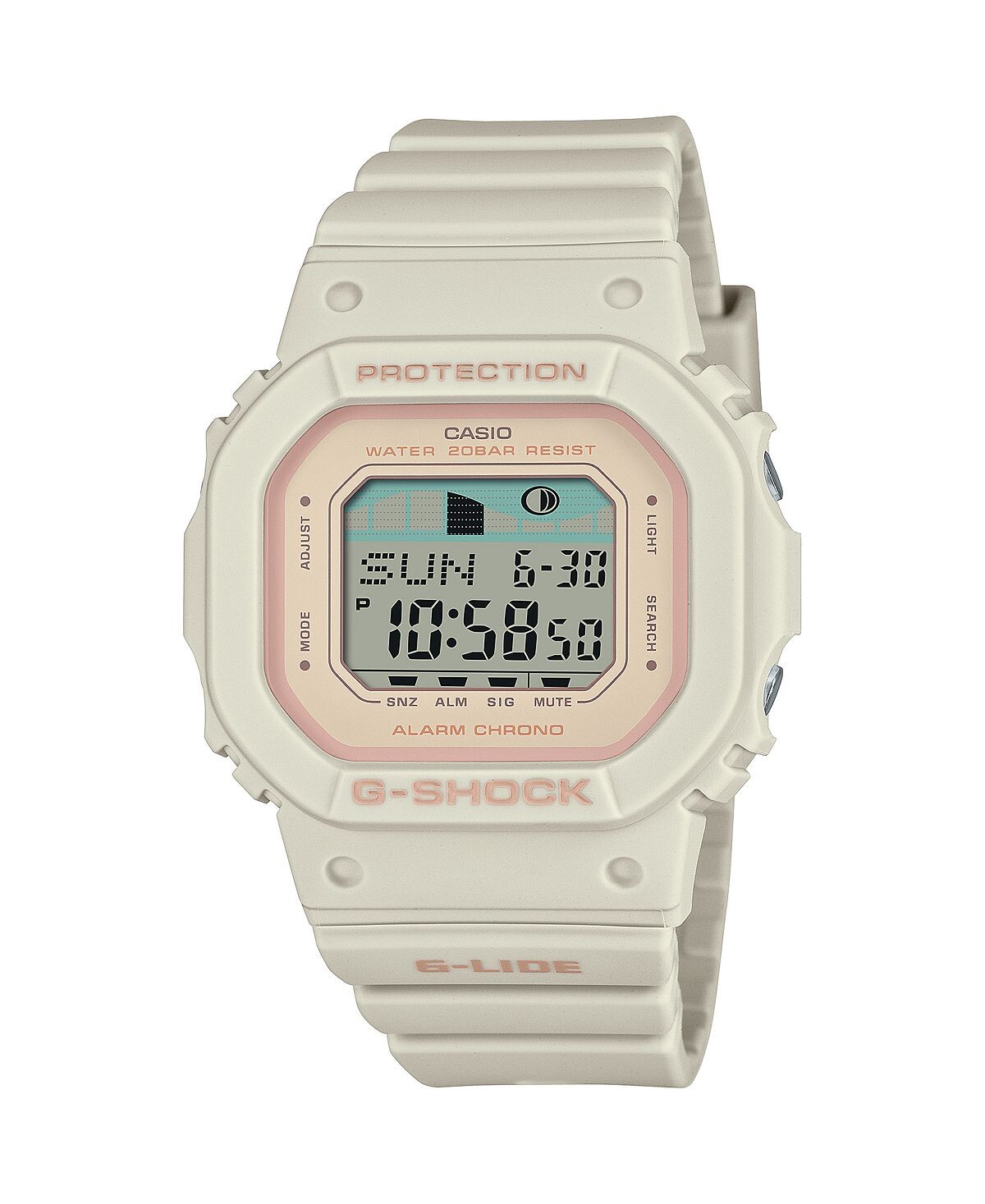 Цифровые часы унисекс из белого пластика, 40,5 мм, GLXS5600-7 G-Shock, белый
Цифровые часы унисекс из белого пластика, 40,5 мм, GLXS5600-7 G-Shock, белый