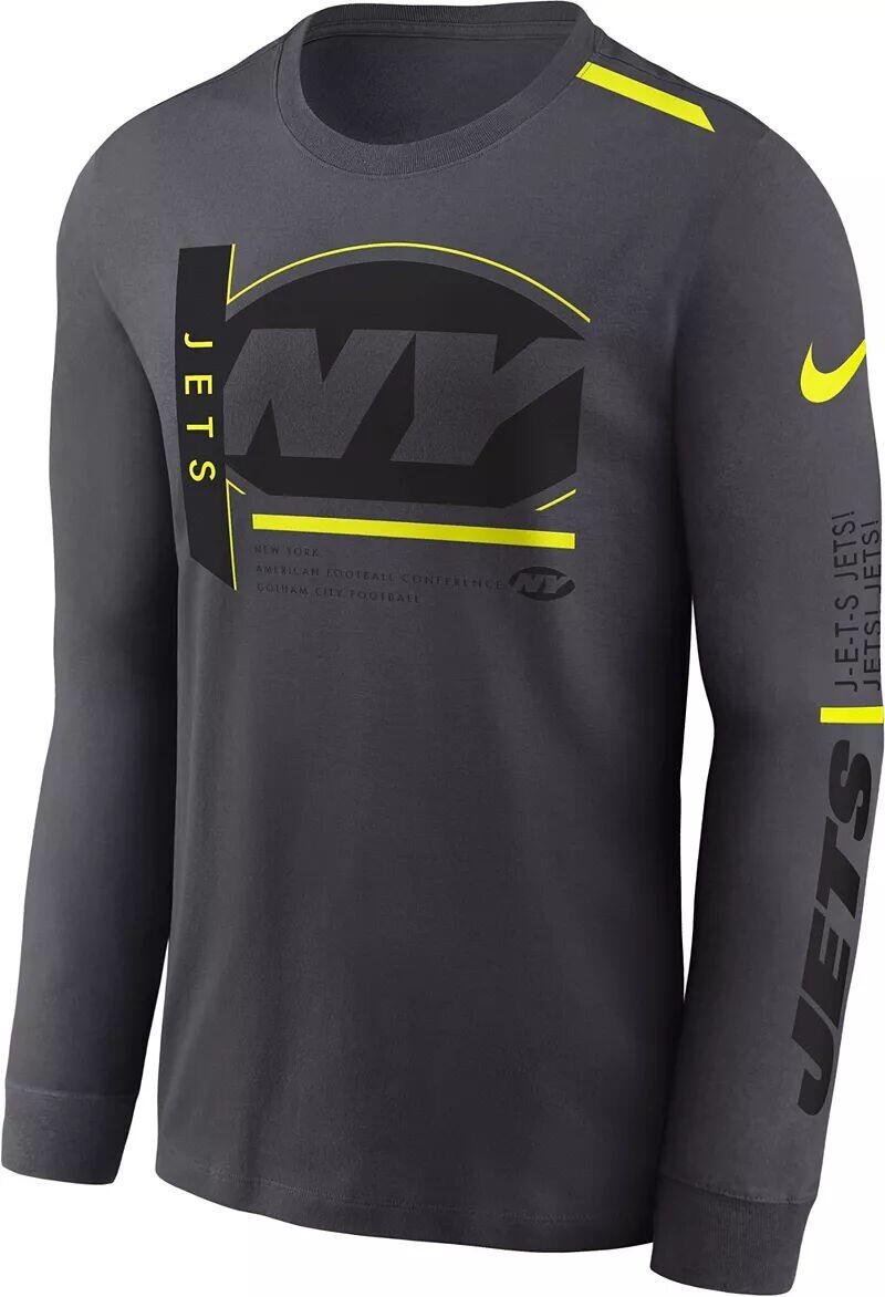 Мужская футболка Nike New York Jets 2023 Volt Dri-FIT антрацитового цвета с длинным рукавом
Мужская футболка Nike New York Jets 2023 Volt Dri-FIT антрацитового цвета с длинным рукавом