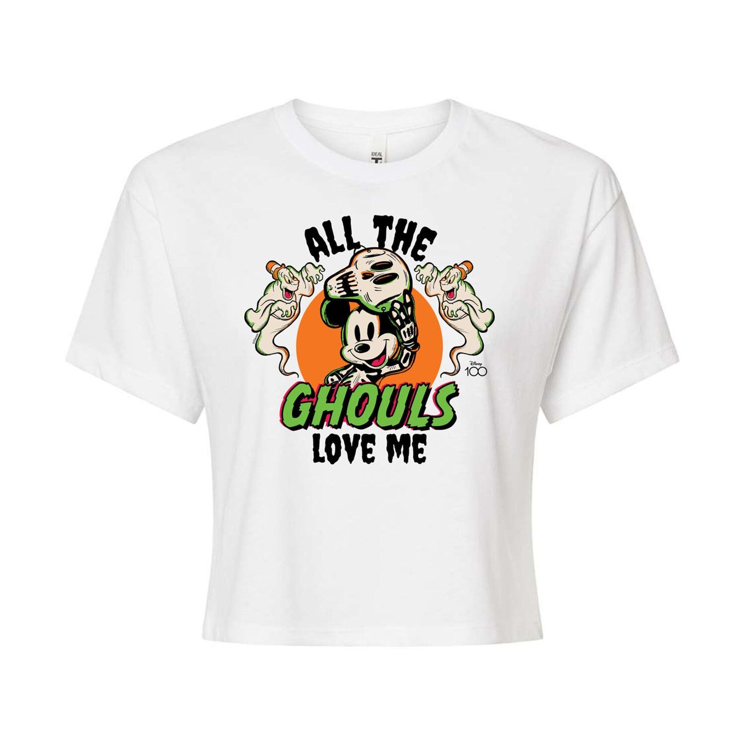 Укороченная футболка с рисунком Disney 100 Juniors All The Ghouls Love Me Licensed Character, белый
Укороченная футболка с рисунком Disney 100 Juniors All The Ghouls Love Me Licensed Character, белый