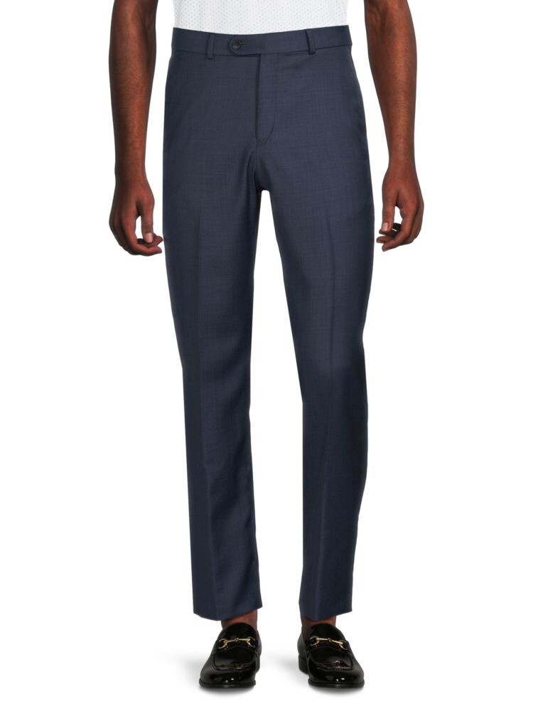 Шерстяные брюки с узором из акульей кожи Saks Fifth Avenue, цвет New Navy
Шерстяные брюки с узором из акульей кожи Saks Fifth Avenue, цвет New Navy