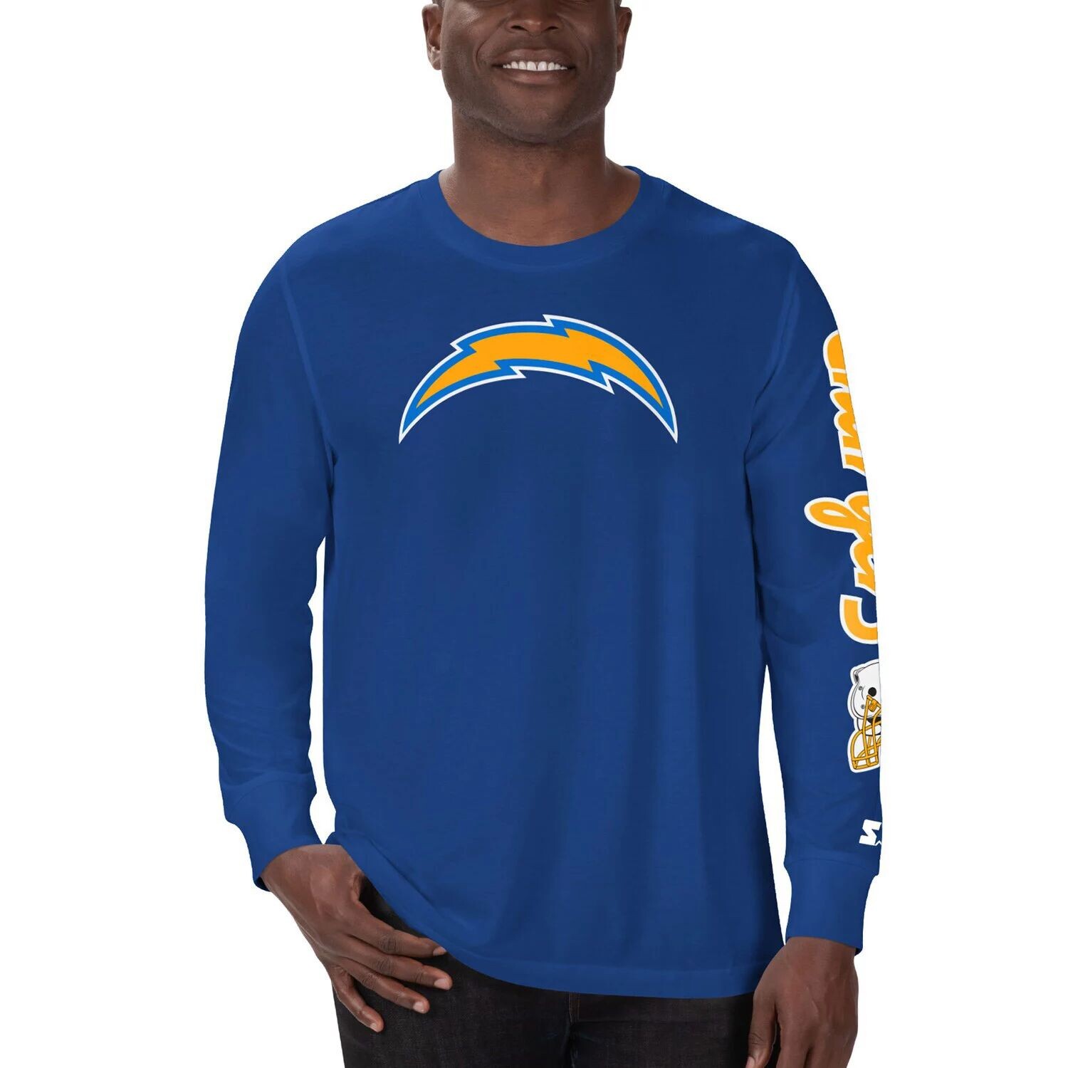 Мужская футболка с длинным рукавом Royal Los Angeles Chargers Half-Time Starter
Мужская футболка с длинным рукавом Royal Los Angeles Chargers Half-Time Starter