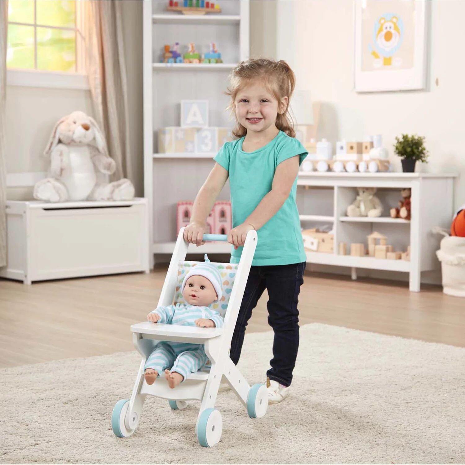Деревянная игровая коляска Melissa & Doug Mine to Love для кукол и мягких игрушек - белая Melissa & Doug
Деревянная игровая коляска Melissa & Doug Mine to Love для кукол и мягких игрушек - белая Melissa & Doug