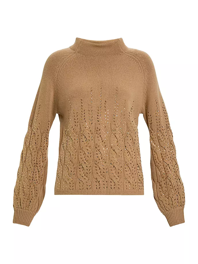 Свитер косой вязки из смесовой шерсти с кристаллами амброзии Marina Rinaldi, Plus Size, цвет camel
Свитер косой вязки из смесовой шерсти с кристаллами амброзии Marina Rinaldi, Plus Size, цвет camel