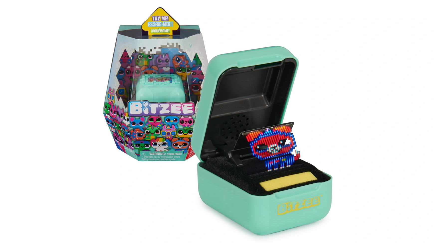 Bitzee Touchable Digital Интерактивная игрушка для домашних животных с 15 виртуальными электронными животными, мятный цвет
Bitzee Touchable Digital Интерактивная игрушка для домашних животных с 15 виртуальными электронными животными, мятный цвет