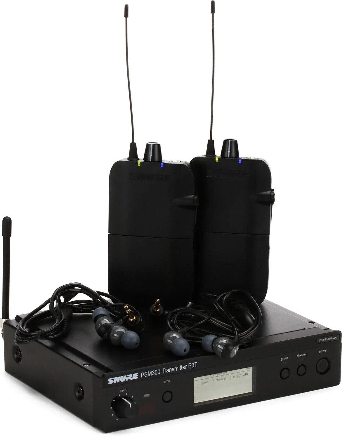 Беспроводная система внутриканального мониторинга Shure PSM300 Twin Pack P3TR112TW — ремешок J13
Беспроводная система внутриканального мониторинга Shure PSM300 Twin Pack P3TR112TW — ремешок J13