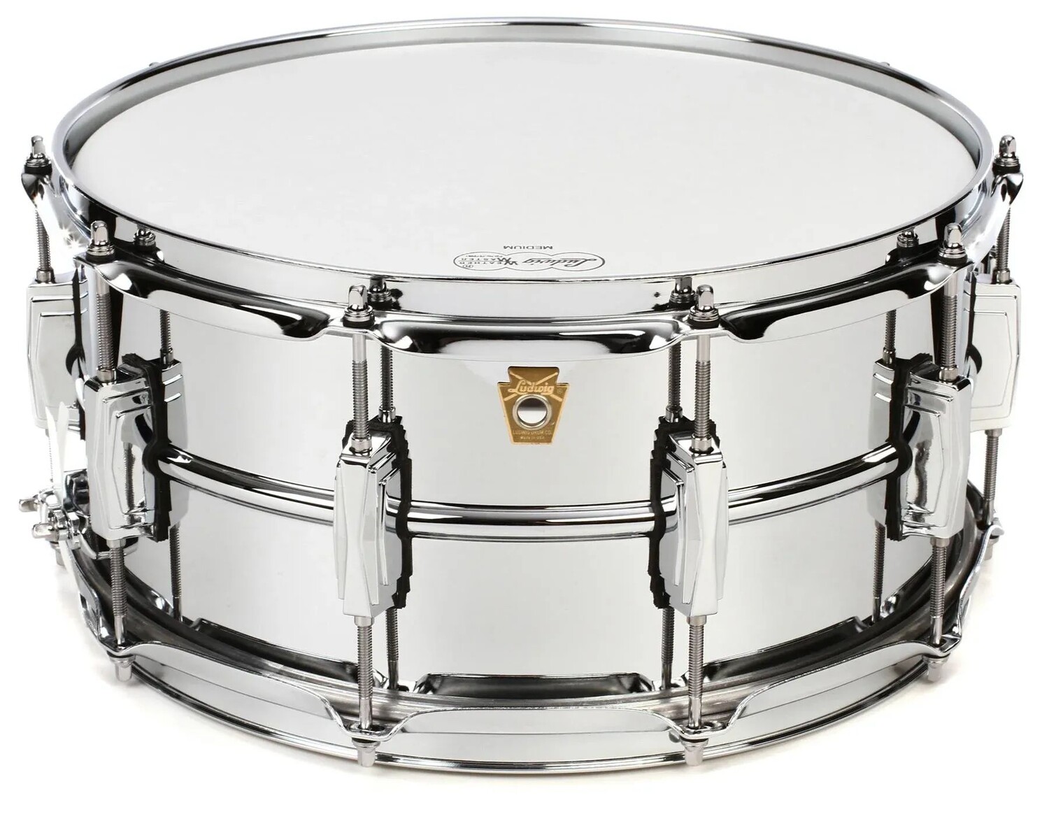Малый барабан Ludwig Supraphonic LM402 6,5 x 14 дюймов — гладкий хром с ушками Imperial
Малый барабан Ludwig Supraphonic LM402 6,5 x 14 дюймов — гладкий хром с ушками Imperial