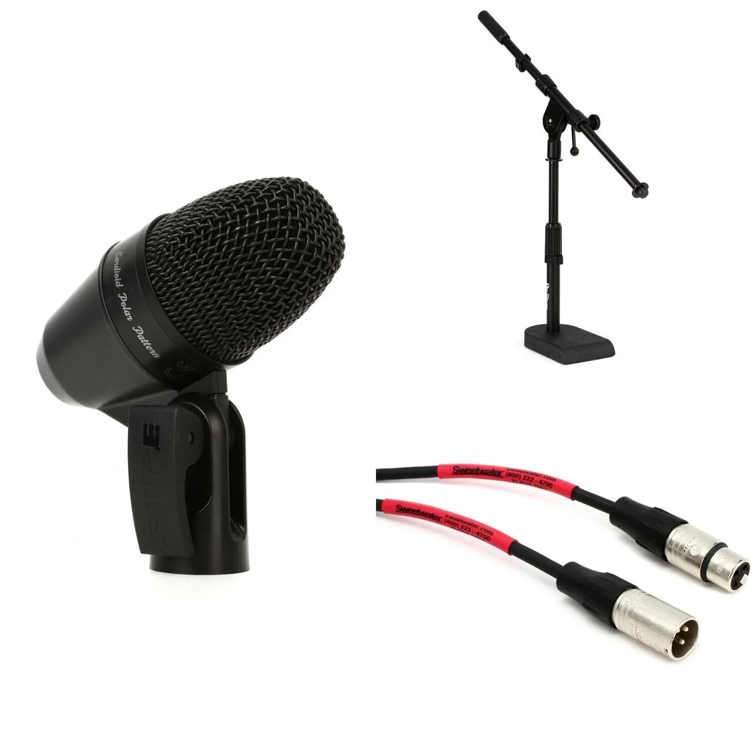 Комплект кардиоидных динамических барабанных микрофонов Shure PGA56 со стойкой и кабелем
Комплект кардиоидных динамических барабанных микрофонов Shure PGA56 со стойкой и кабелем