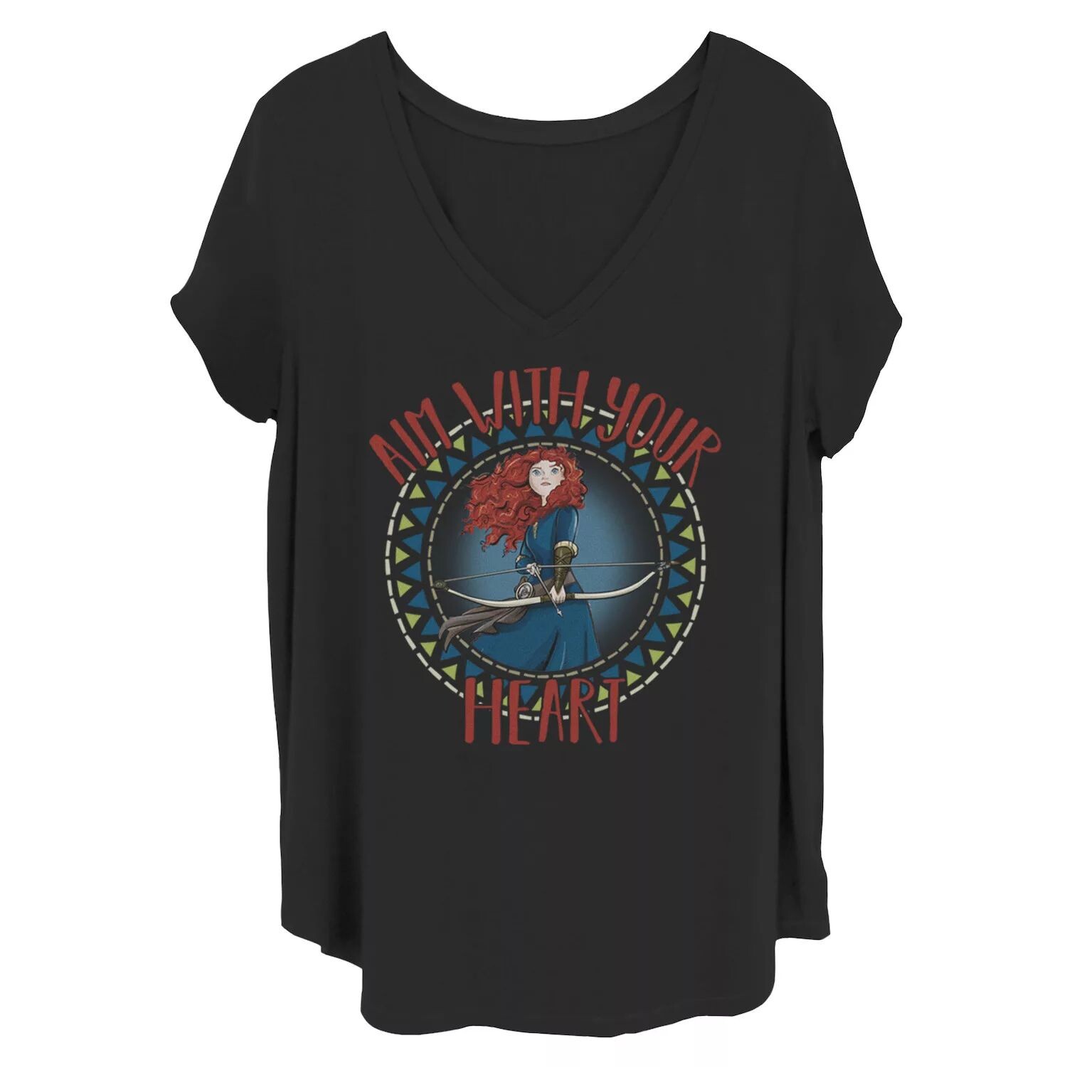 Футболка Juniors' Plus Disney Brave Merida Aim With Your Heart Licensed Character
Футболка Juniors' Plus Disney Brave Merida Aim With Your Heart Licensed Character