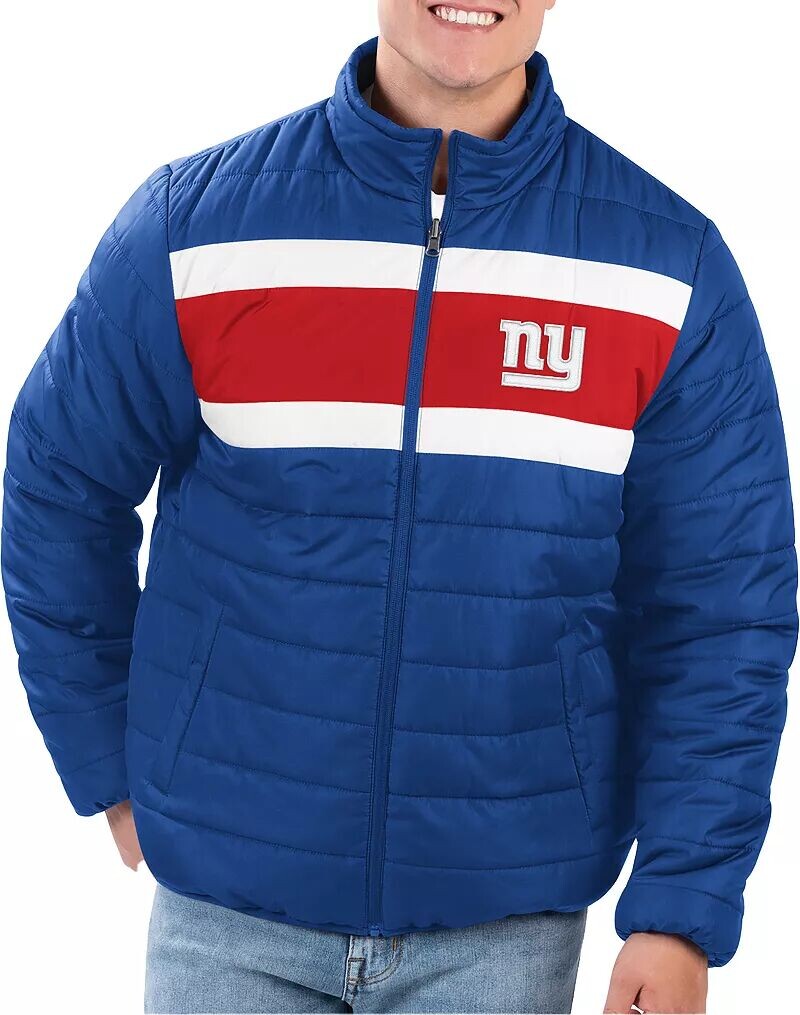 Мужская двусторонняя куртка с молнией во всю длину G-III New York Giants Royal Baseline
Мужская двусторонняя куртка с молнией во всю длину G-III New York Giants Royal Baseline