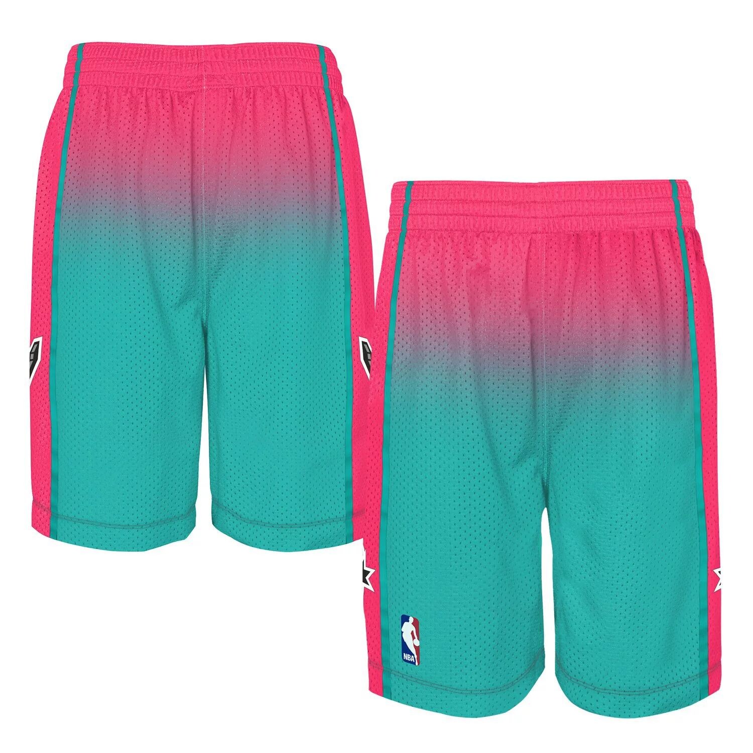 Молодежные шорты Mitchell & Ness Pink/Teal San Antonio Spurs 1998/99 Hardwood Classics Fadeaway Reload 3.0 Swingman Unbranded
Молодежные шорты Mitchell & Ness Pink/Teal San Antonio Spurs 1998/99 Hardwood Classics Fadeaway Reload 3.0 Swingman Unbranded