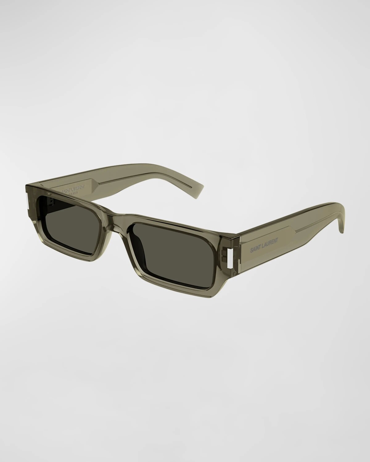 Мужские прямоугольные солнцезащитные очки из ацетата SL 660 Saint Laurent, цвет Shiny Transparent Taupe
Мужские прямоугольные солнцезащитные очки из ацетата SL 660 Saint Laurent, цвет Shiny Transparent Taupe