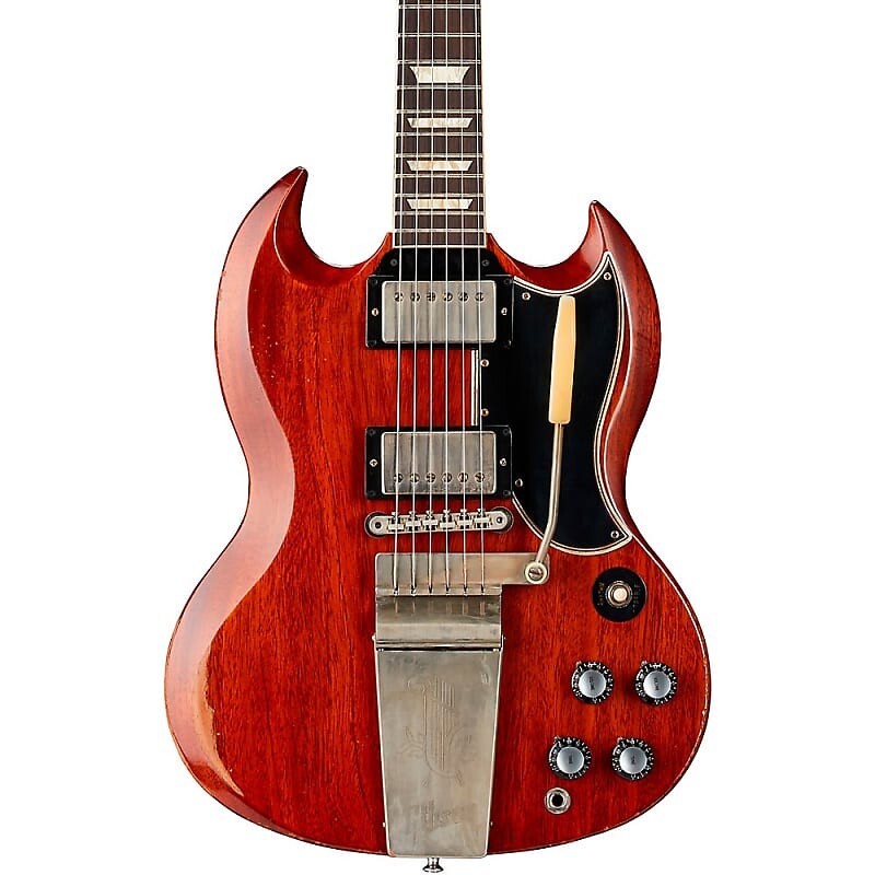 Электрогитара Gibson Custom Murphy Lab 1964 SG Standard Reissue With Maestro Vibrola Heavy Aged Electric Guitar Faded Cherry
Электрогитара Gibson Custom Murphy Lab 1964 SG Standard Reissue With Maestro Vibrola Heavy Aged Electric Guitar Faded Cherry