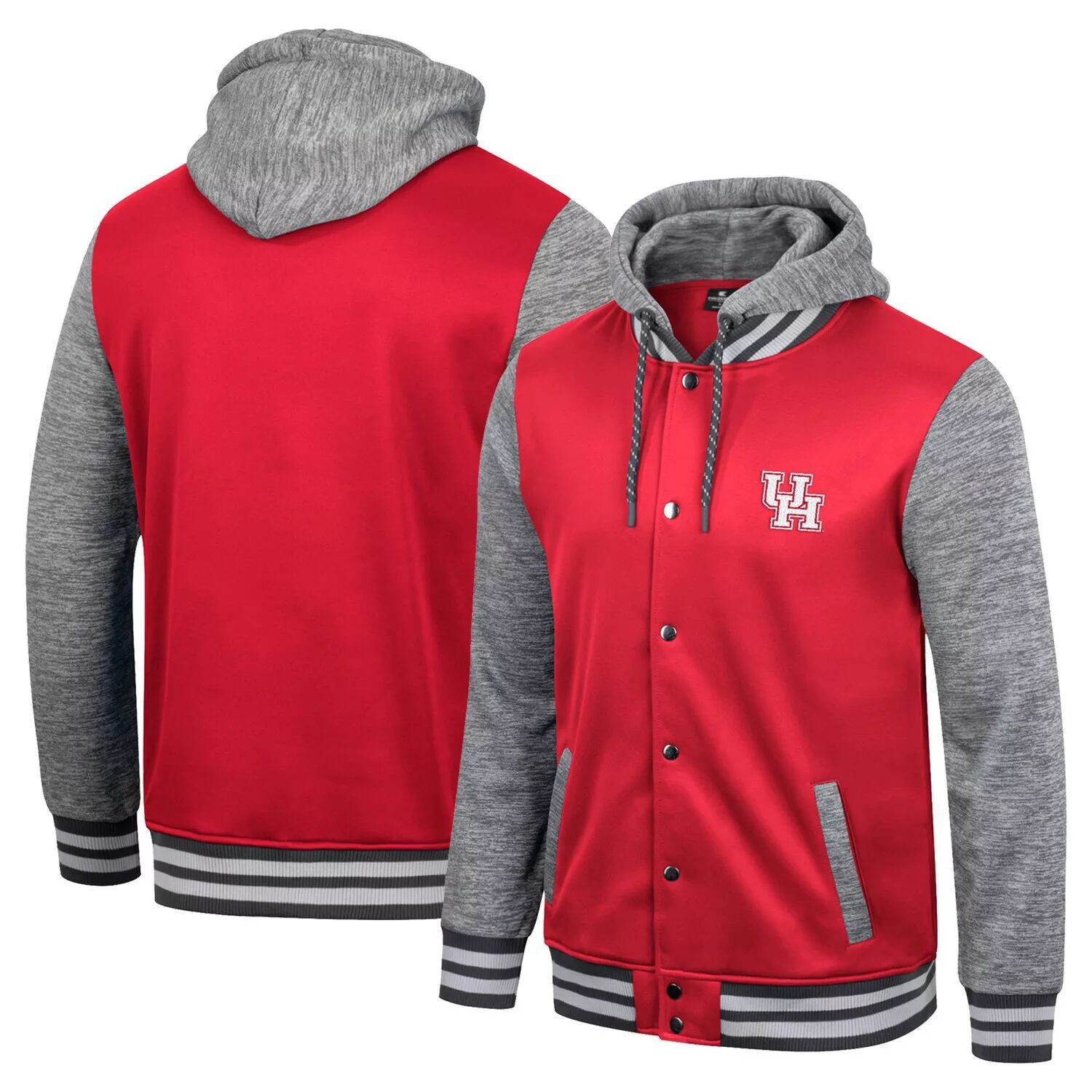 Мужская красная куртка с капюшоном на кнопках Houston Cougars Robinson Hoodie Colosseum
Мужская красная куртка с капюшоном на кнопках Houston Cougars Robinson Hoodie Colosseum