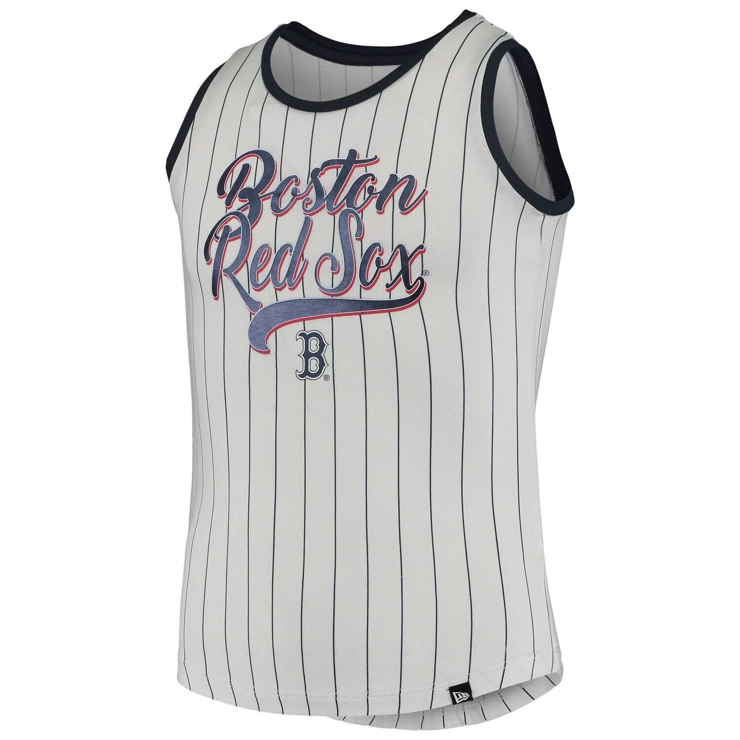 Белая/темно-синяя майка в тонкую полоску для девочек New Era Boston Red Sox New Era
Белая/темно-синяя майка в тонкую полоску для девочек New Era Boston Red Sox New Era
