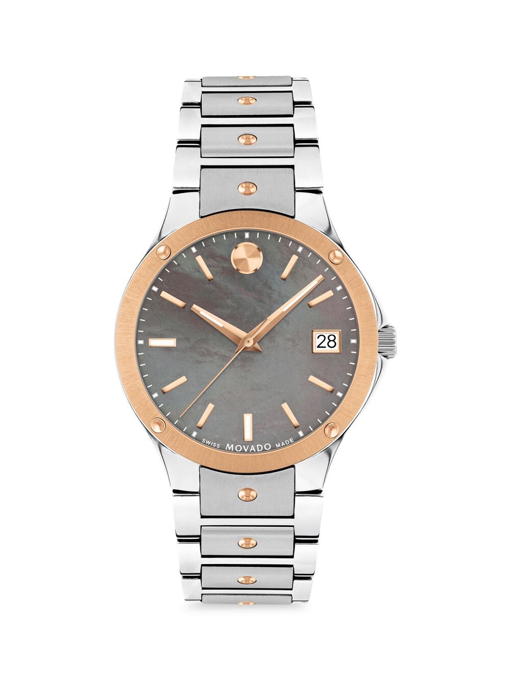 Часы Movado SE с двухцветным браслетом из нержавеющей стали Movado, серебряный
Часы Movado SE с двухцветным браслетом из нержавеющей стали Movado, серебряный