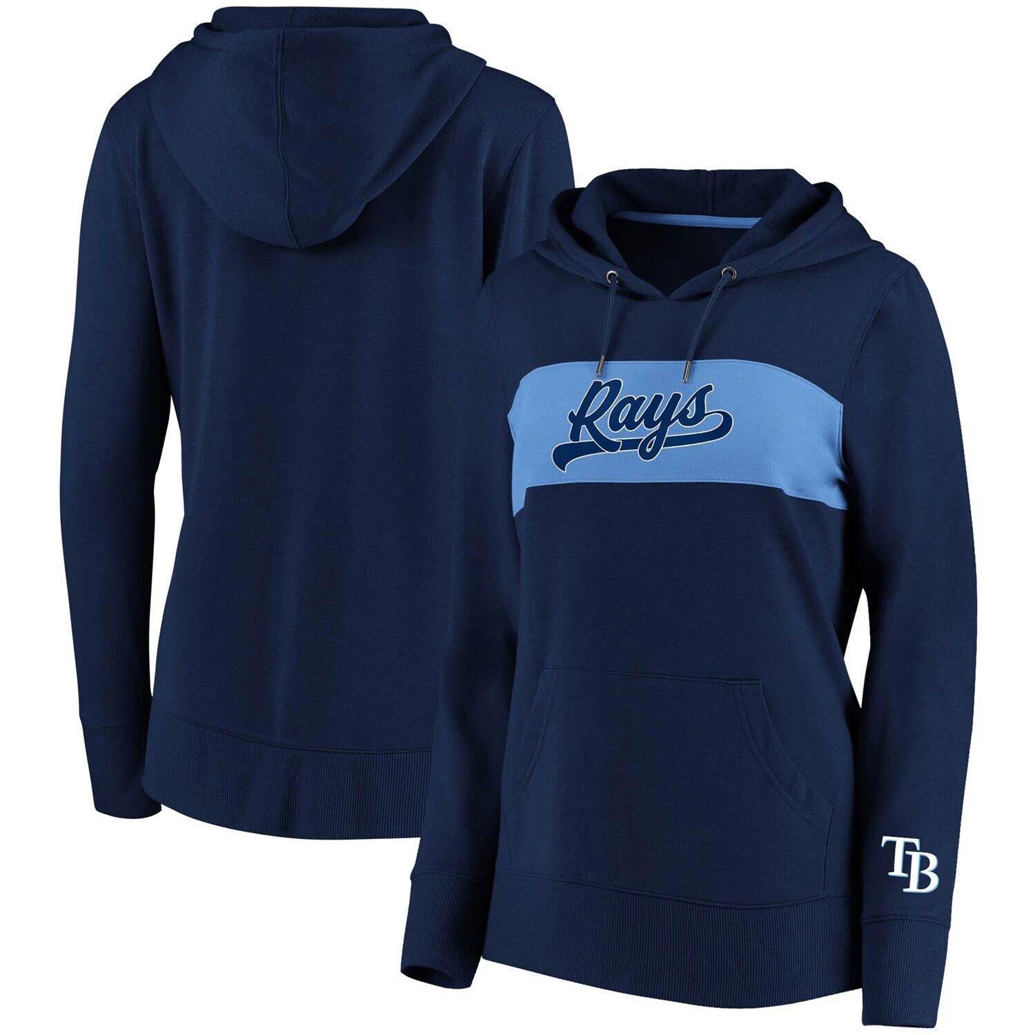 Женский темно-синий пуловер с капюшоном Fanatics Tampa Bay Rays Tri-Blend Colorblock Fanatics
Женский темно-синий пуловер с капюшоном Fanatics Tampa Bay Rays Tri-Blend Colorblock Fanatics