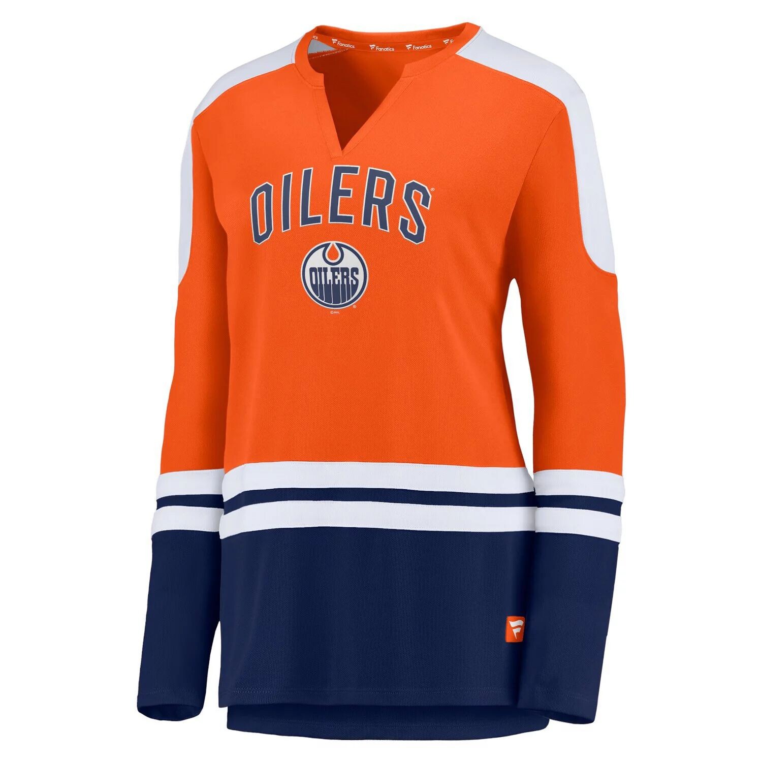 Женская футболка Fanatics Branded Connor McDavid оранжевого/темно-синего цвета «Эдмонтон Ойлерз Power Player» с длинным рукавом и вырезом в горловине Fanatics, Синий
Женская футболка Fanatics Branded Connor McDavid оранжевого/темно-синего цвета «Эдмонтон Ойлерз Power Player» с длинным рукавом и вырезом в горловине Fanatics, Синий