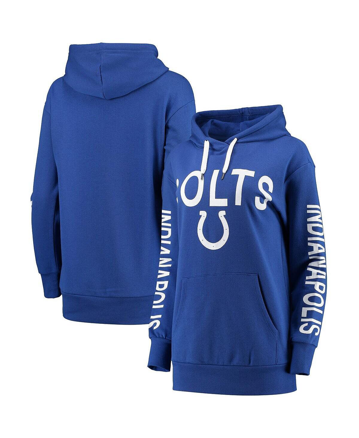 Женский пуловер с капюшоном Royal Indianapolis Colts Extra Point G-III 4Her by Carl Banks
Женский пуловер с капюшоном Royal Indianapolis Colts Extra Point G-III 4Her by Carl Banks