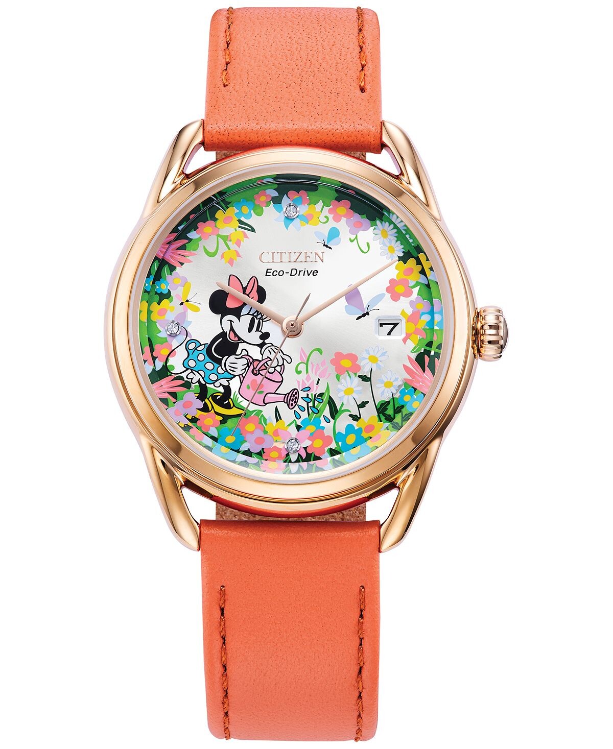 Женские часы Eco-Drive Disney Minnie Mouse с бриллиантовым акцентом на розовом кожаном ремешке, 36 мм Citizen, розовый
Женские часы Eco-Drive Disney Minnie Mouse с бриллиантовым акцентом на розовом кожаном ремешке, 36 мм Citizen, розовый
