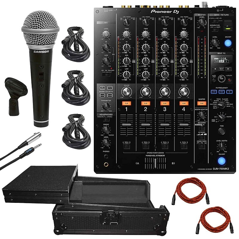 Микшер Pioneer Pioneer DJM-750MK2 4-Channel Pro DJ Mixer w/ Club DNA + Black Travel Flight Case
Микшер Pioneer Pioneer DJM-750MK2 4-Channel Pro DJ Mixer w/ Club DNA + Black Travel Flight Case