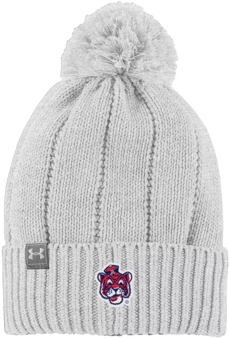 Женская вязаная шапка Under Armour Auburn Tigers Silver Heather с помпонами
Женская вязаная шапка Under Armour Auburn Tigers Silver Heather с помпонами