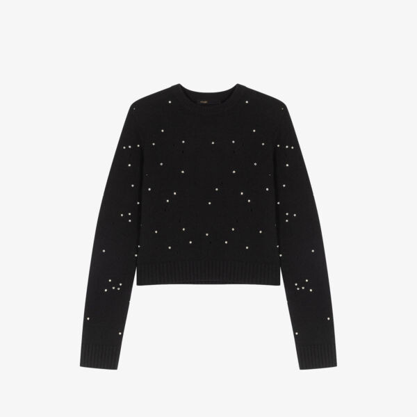 Укороченный джемпер Mystrassy из шерсти, украшенный стразами Maje, цвет noir / gris
Укороченный джемпер Mystrassy из шерсти, украшенный стразами Maje, цвет noir / gris
