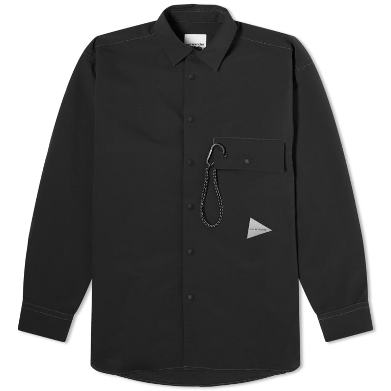 Рубашка and wander Dry Breathable, темно-серый рубашка and wander размер 48 серый