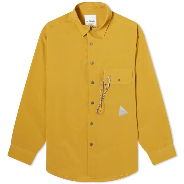 Рубашка and wander Dry Breathable, желтый рубашка and wander размер 48 синий