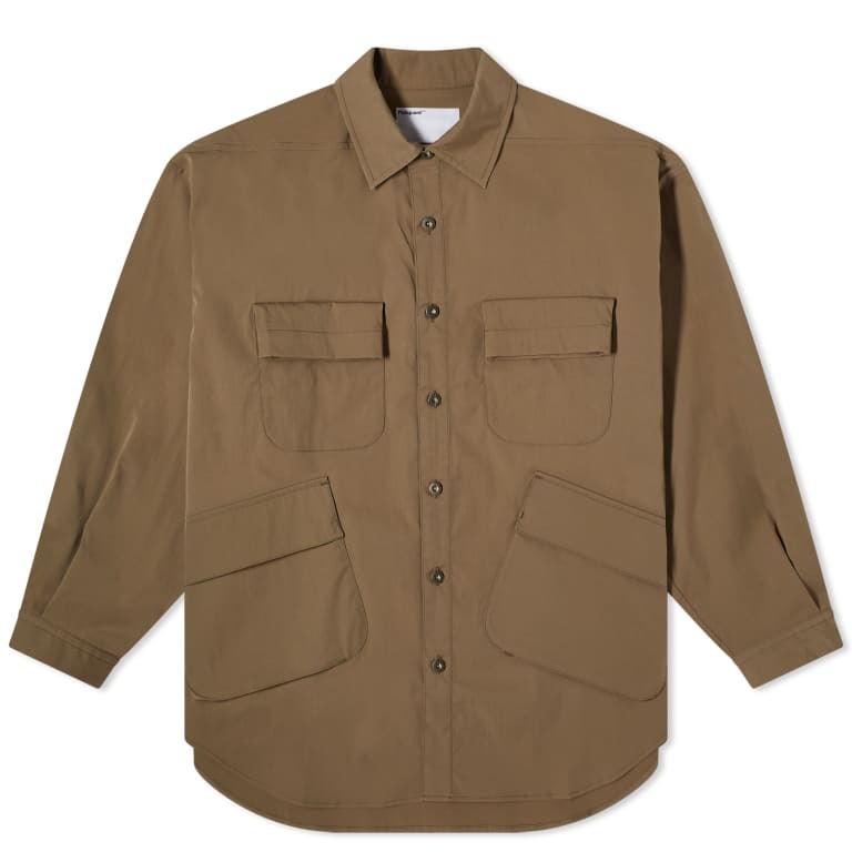 Куртка-рубашка Poliquant Deformed Fatigue Solotex, коричневый