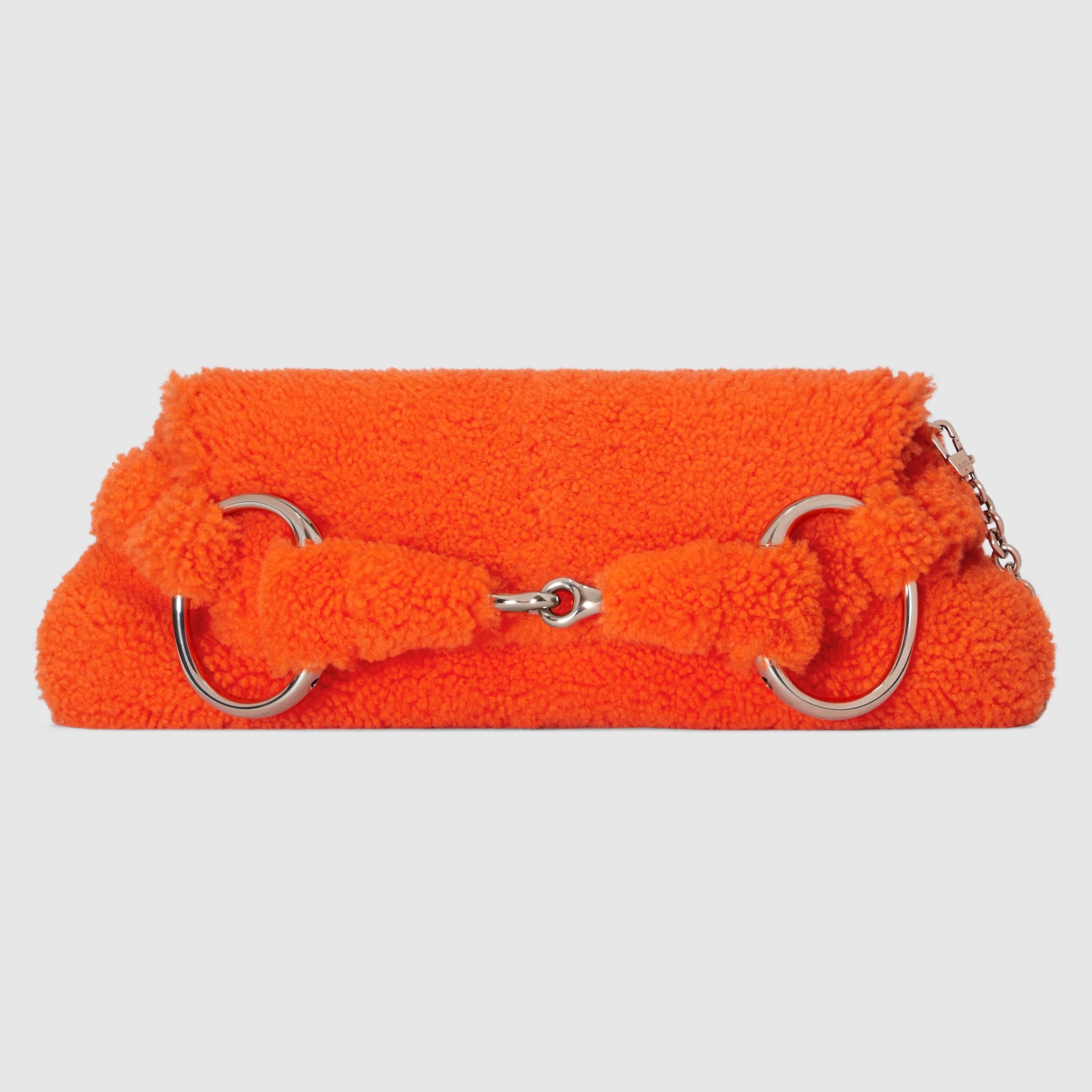 

Сумка Gucci Horsebit Chain Medium Shoulder, оранжевый