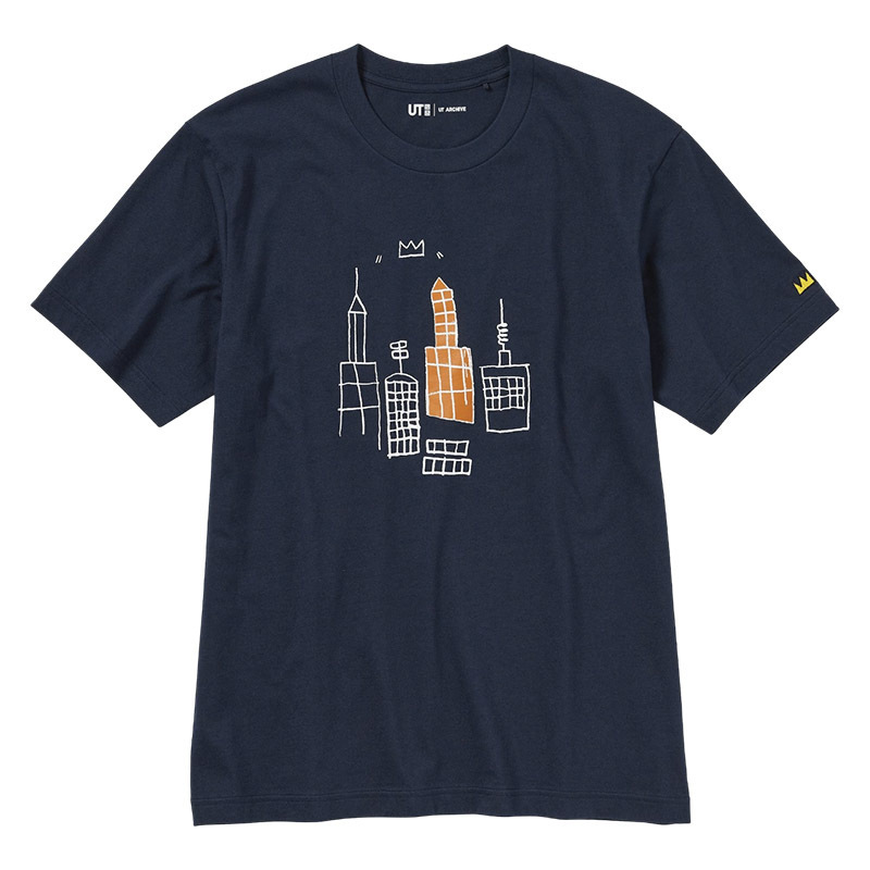 

Футболка Uniqlo UT NY Pop Art (Jean-Michel Basquiat), темно-синий