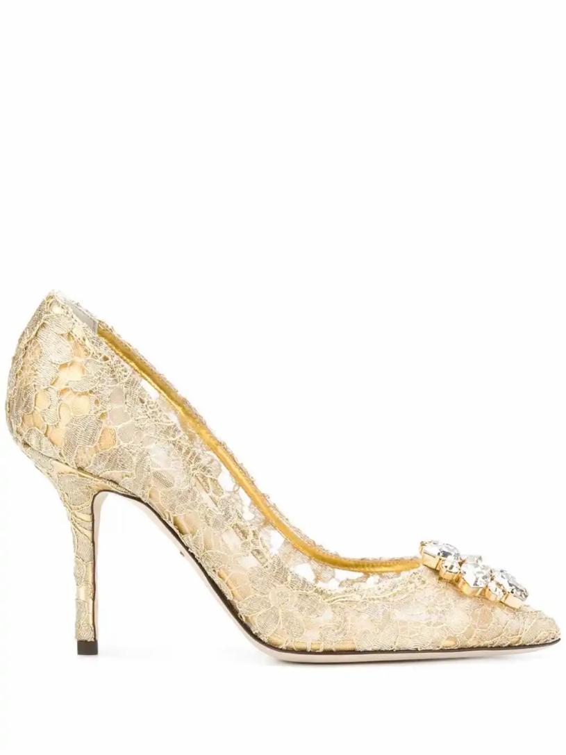 Кружевные туфли Bellucci Dolce&Gabbana рюмка версаль из серебра