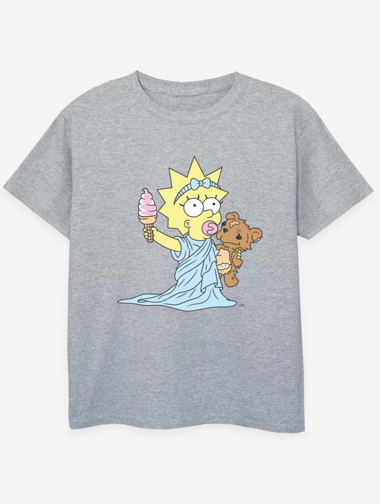 

NW2 The Simpsons Maggie Liberty Kids Серая футболка George., серый