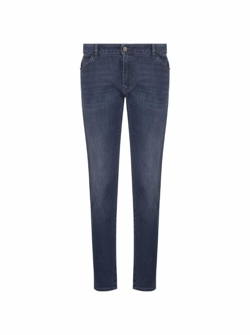 

Прямые джинсы с эффектом потертости Pantaloni Torino