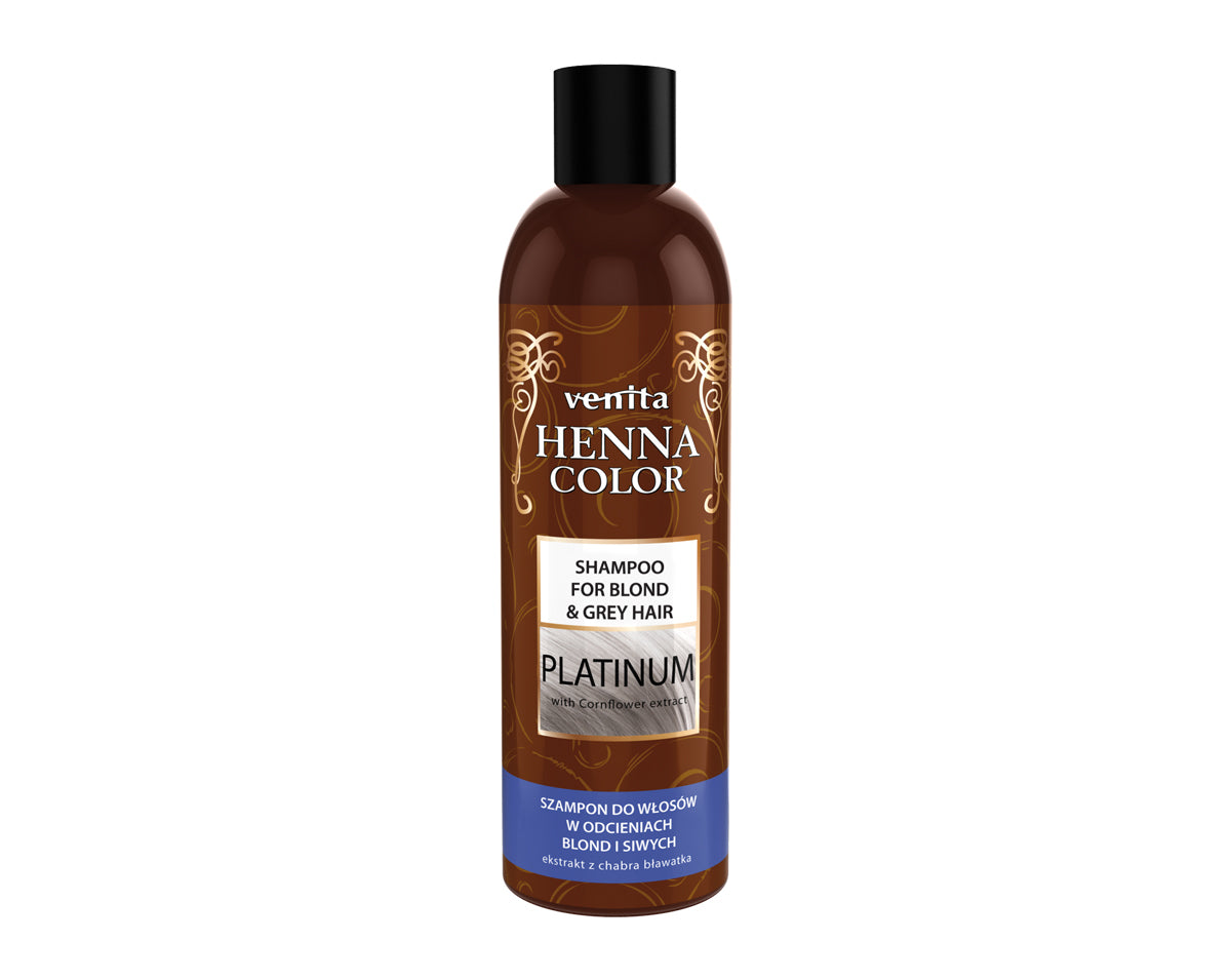 Venita Травяной шампунь Henna Color Platinium для светлых и седых волос 250мл
