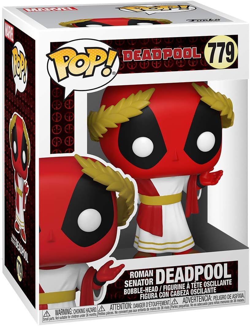Фигурка Funko Pop! Marvel: Deadpool 30th - Roman Senator Deadpool фигурка funko pop bobble marvel deadpool playtime deadpool as bob ross 319 30865